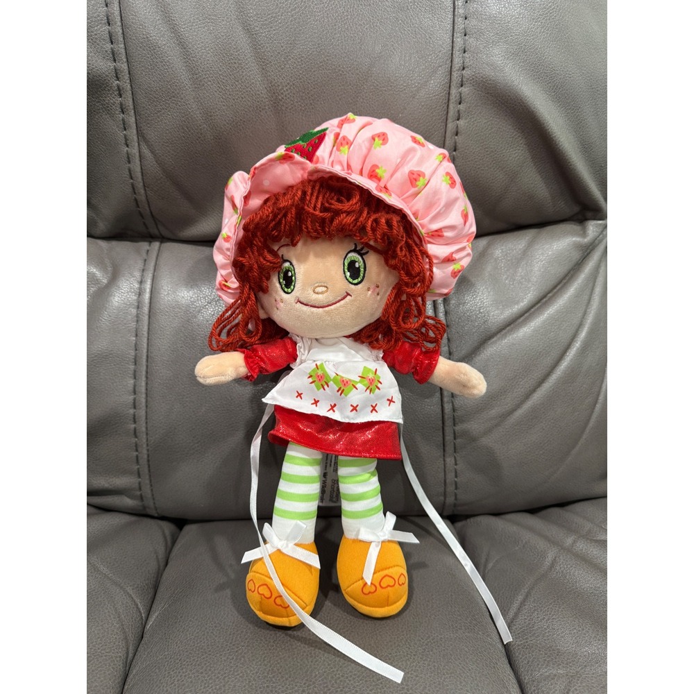 Strawberry Shortcake Plush Doll The Loyal Subjects 14 Inch Rag Doll Red Yarn